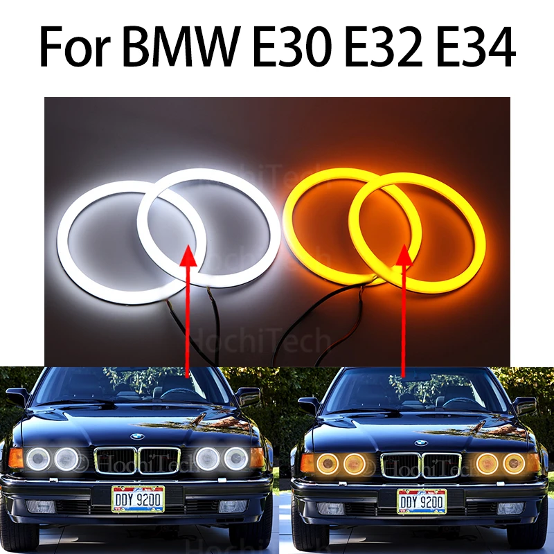 

Switchback Cotton light LED Angel Eye Dual White Amber For BMW E30 E32 E34