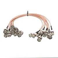 Conector macho RG316 BNC a enchufe macho BNC conector Coaxial RF Cable de puente Pigtail nuevo 4 pulgadas ~ 5M