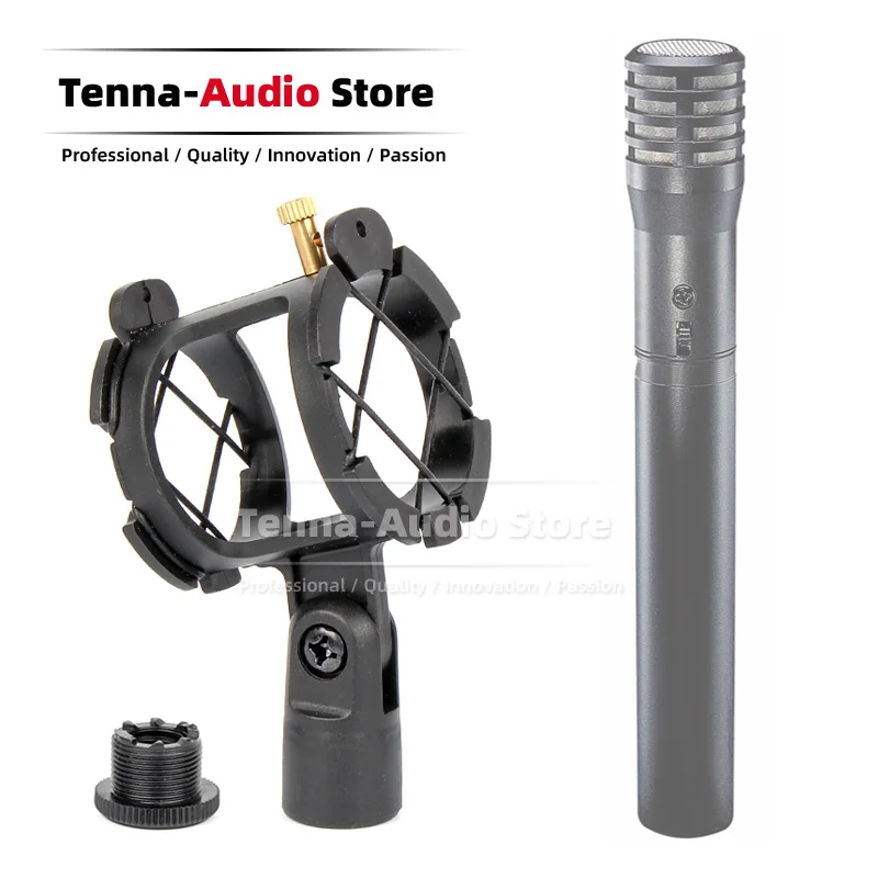 Anti Vibration Shockproof Recording Mic Spider Holder For SHURE PG81 PG 81 Condenser Instrument Microphone Stand Shock Mount