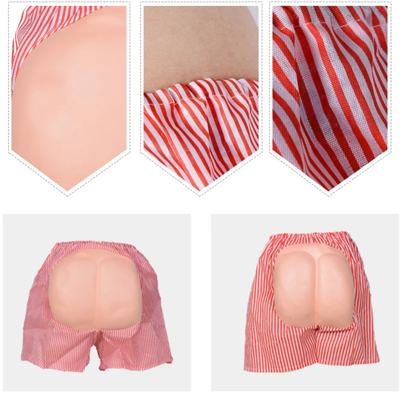 1pc Halloween April Fools Day Ass Shorts Funny Costume Masquerade Props Supplies Toys