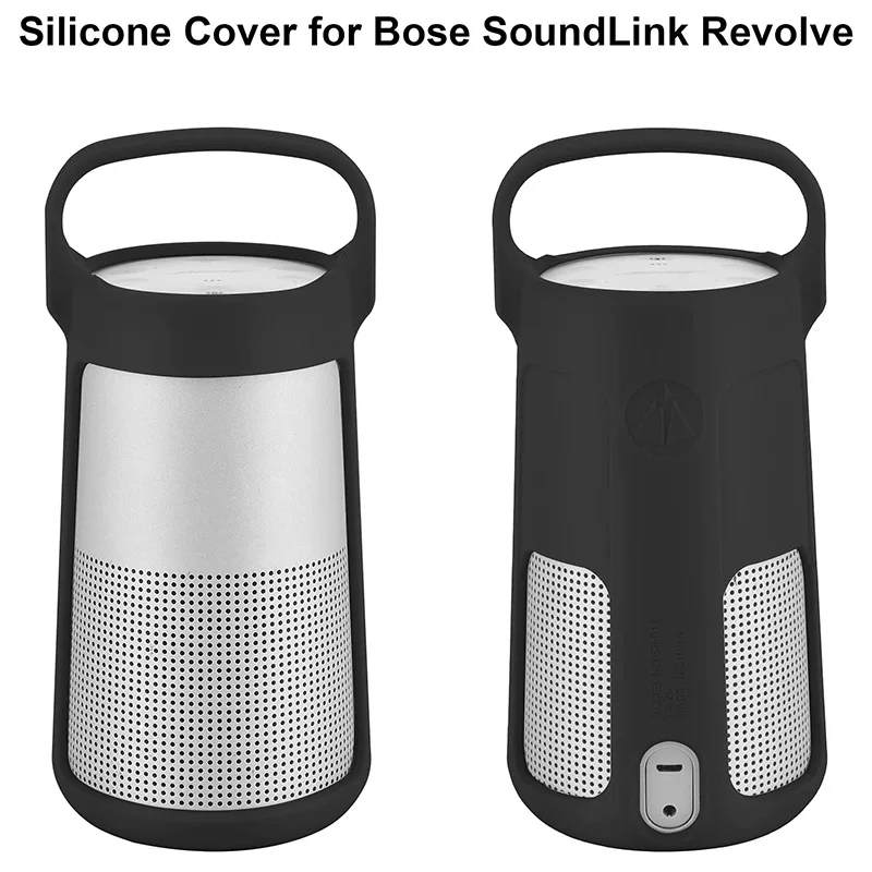 ZOPRORE Silicone Carrying Travel Case for Bose SoundLink Revolve Bluetooth Speaker with Handle Speaker Cover Protective Pouch