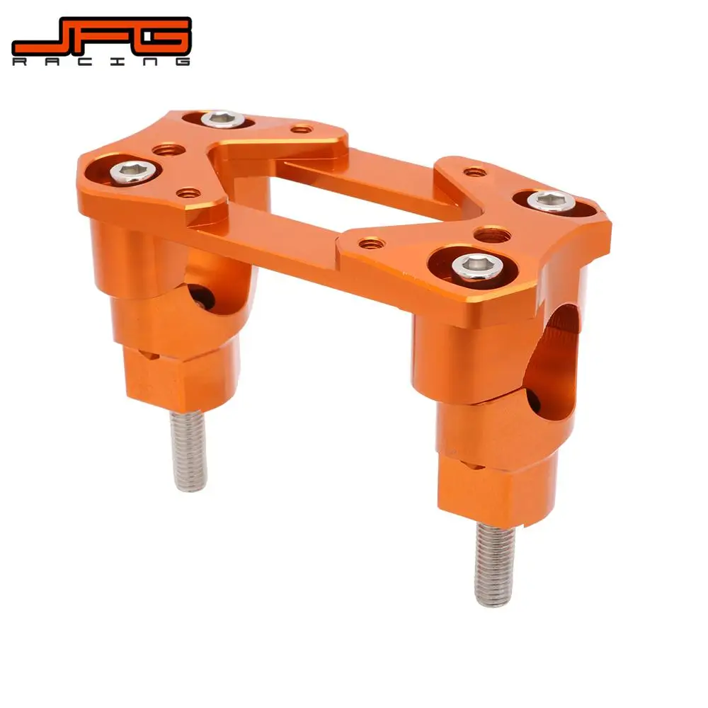 28MM CNC Aluminum Handlebar Bar Riser Clamps Mount For KTM SX SXF EXC XCW XCFW EXCF 125 250 300 350 400 450 500 530 2000-2015