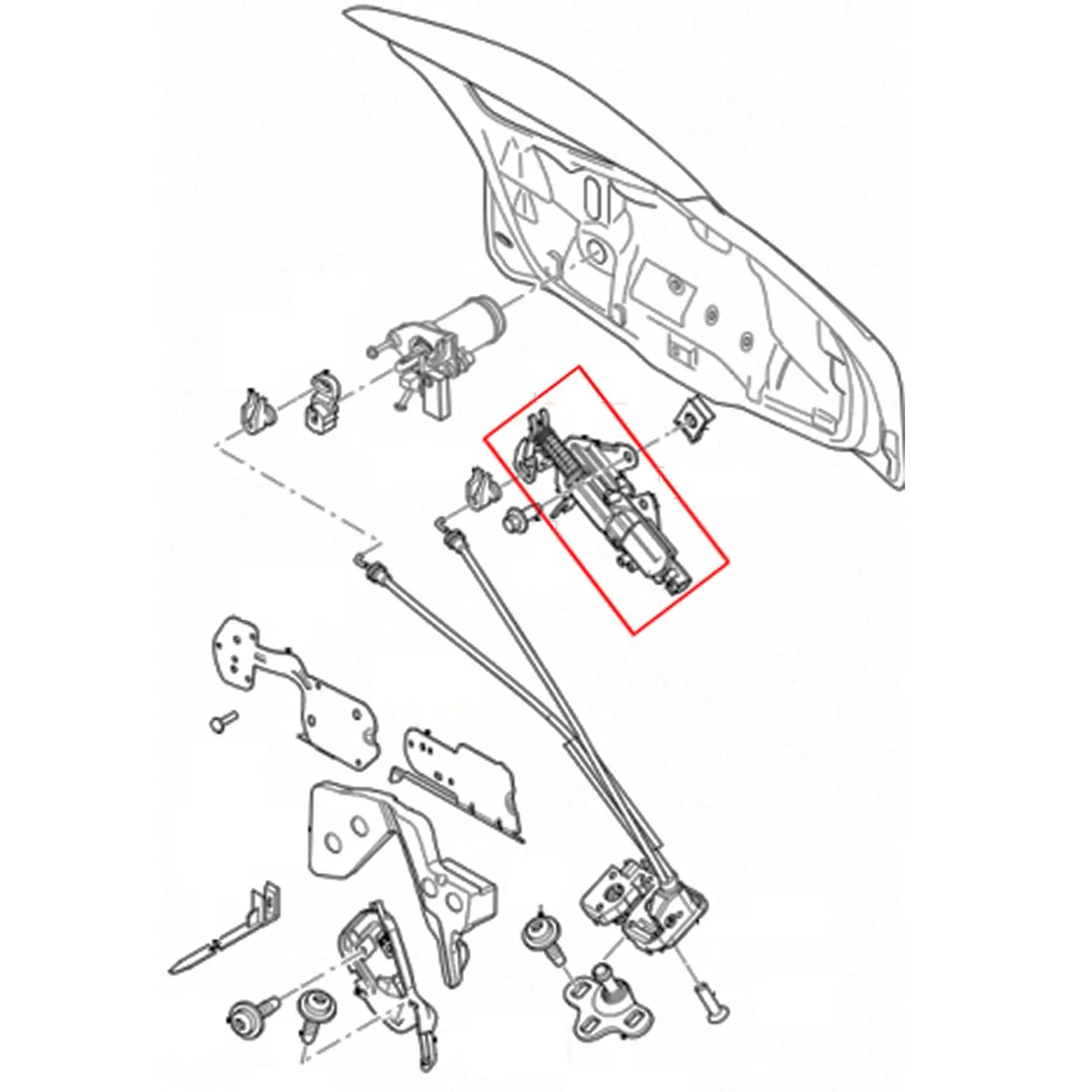 For Ford Fusion Fiesta mk5 2002 2003 2004 2005 2006 2007 2008 Tailgate Boot Trunk Door Lock Mechanisms Motor Actuator Solenoid