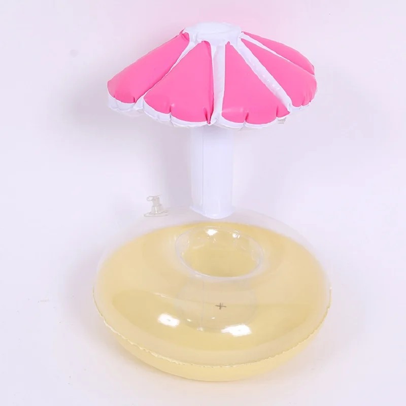 Fun Party Acces-Soporte inflable para bebidas y cerveza, vaso de cereza para Donut, Flotador para piscina, anillo de natación, soporte para bebidas, agua