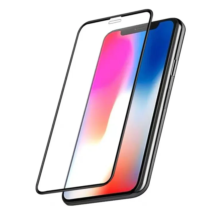 Imagem -03 - Volledige Lijm Gehard Glass para Iphone 13 Mini 12 Pro Max 11 2023 xs Max xr Plus 2.5d Volledige Overdekte Vidro 100 Peças 9d