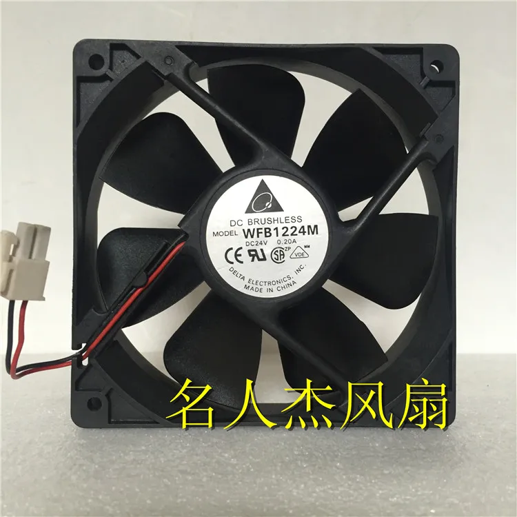 

Delta Electronics WFB1224M DC 24V 0.20A 120x120x25mm 2-wire Server Cooling Fan