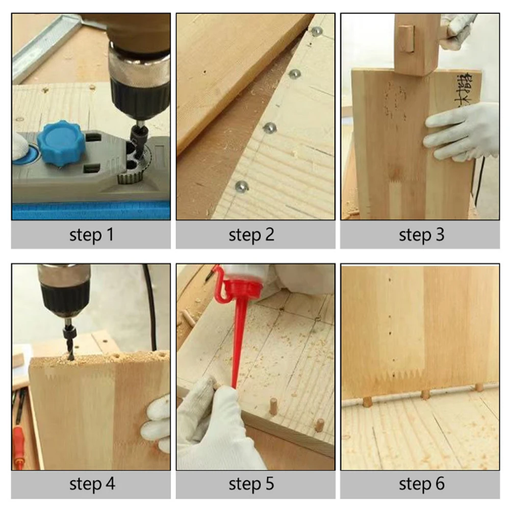 8 pezzi pannello posizionamento mobili carpenteria punte di centraggio di tronchi perno di registro rotondo localizzatore fai da te perno di legno centro punzonatura accessori