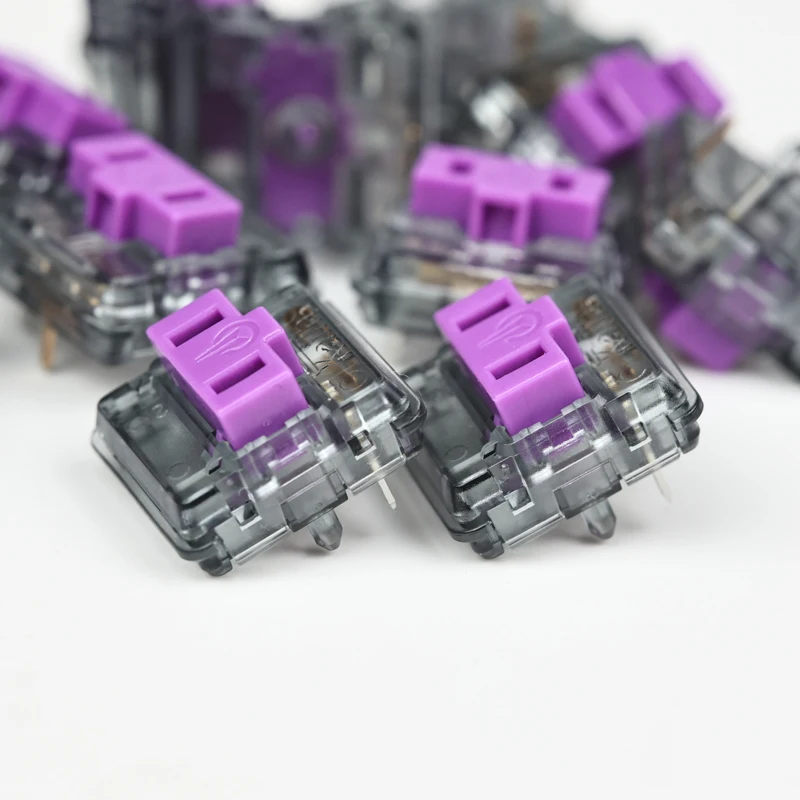 Kailh low profile Switch Chocolate Keyboard Switch RGB SMD kailh Mechanical Keyboard Linear hand feeling 25g Purpz Switch