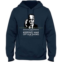 Senator Armstrong Presidential Campaign-Metal Gear Rising : Revengeance 100% Pure Cotton Hoodie Senator Armstrong President