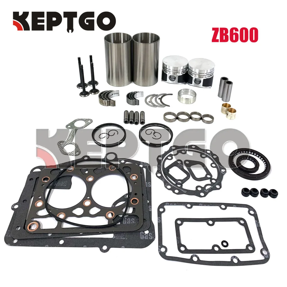 

New ZB600 Z600 Overhaul Rebuild Kit For Kubota Engine B4200 Tractor Repair Parts