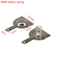 10 пар (20 шт.) 18650 аккумуляторных батарей 16 мм * 18,5 мм пружинный контактный элемент аккумуляторная коробка положительные и отрицательные однополюсные батареи 10 пар