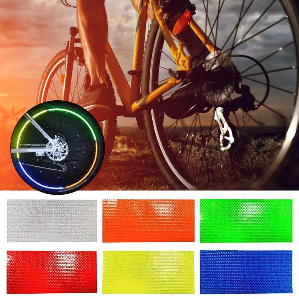 Decor Fluorescent Strip Decorative 6 Colors Stylish Bike Reflective Strip  Reflective Strip    Reflective Strip