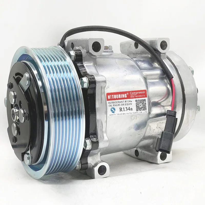 SD7H15 AC Compressor for Caterpillar GK SANDEN 338-9098 3389098 4284 4284U 4284U1 509-5812 5095812 574635D1 8GR 135MM