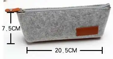 

Чехол для карандашей для девочек младшей и старшей школы, новый минималистичный чехол для карандашей, детский пенал для канцелярских принадлежностей, фетровая сумка для школьника