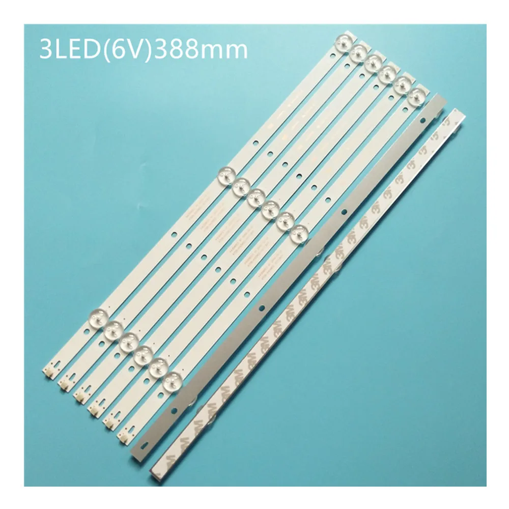 

40PCS*LED Backlight strip 3 lamp for 4708-K430WDC-A3113N11 A1113N11 K430WDC1 L43E6800 43HFF5952/T3 43L1600C 43bdl4012n/62