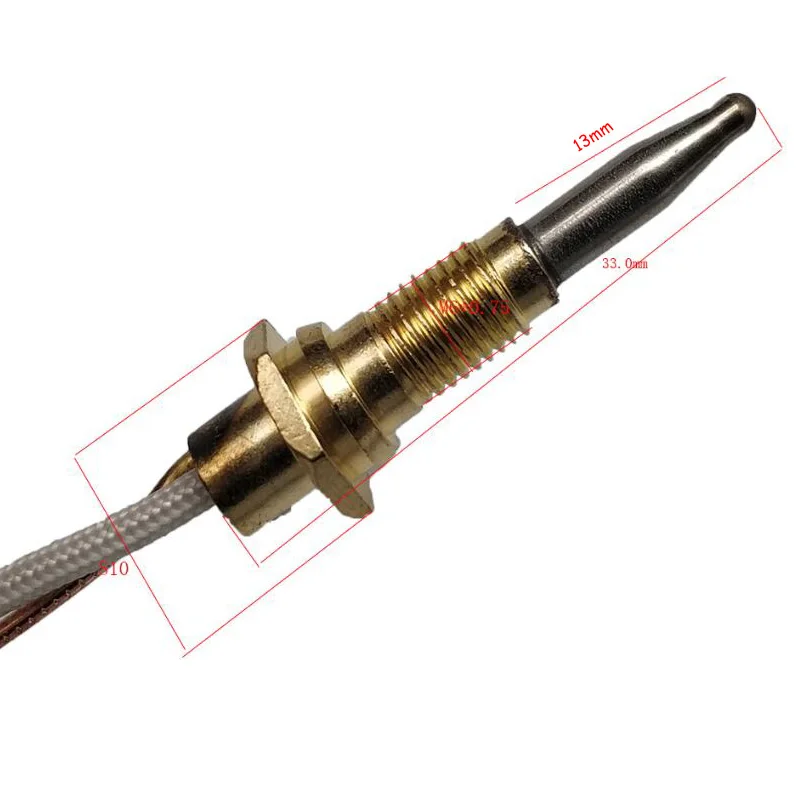 Erde Stern Gasherd Brenner Herd Thermoelement Faston Typ 60cm