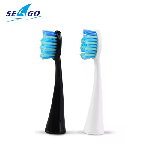 SEAGO Sonic Toothbrush Head Replacement Brush Head Compatible with SG986/SG987/998 Gum Health Whitening Brush Heads