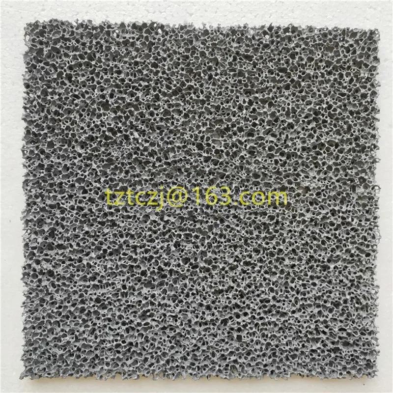 Closed-cell aluminum foam/ Shopping mall exhibition hall sound barrier foam aluminum decoration material