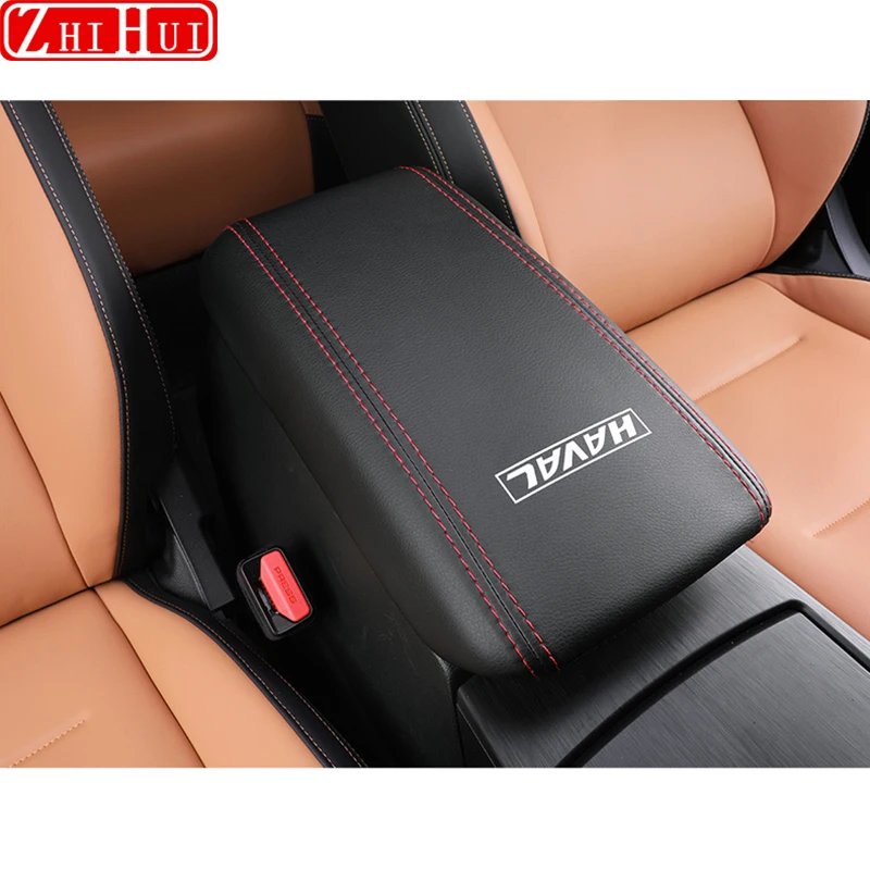 For GWM HAVAL Jolion 2024 2023 2022 2021 Car Styling Interior Armrest Anti-dirty Pad Cover Sticker PU Leather Cover Accessories