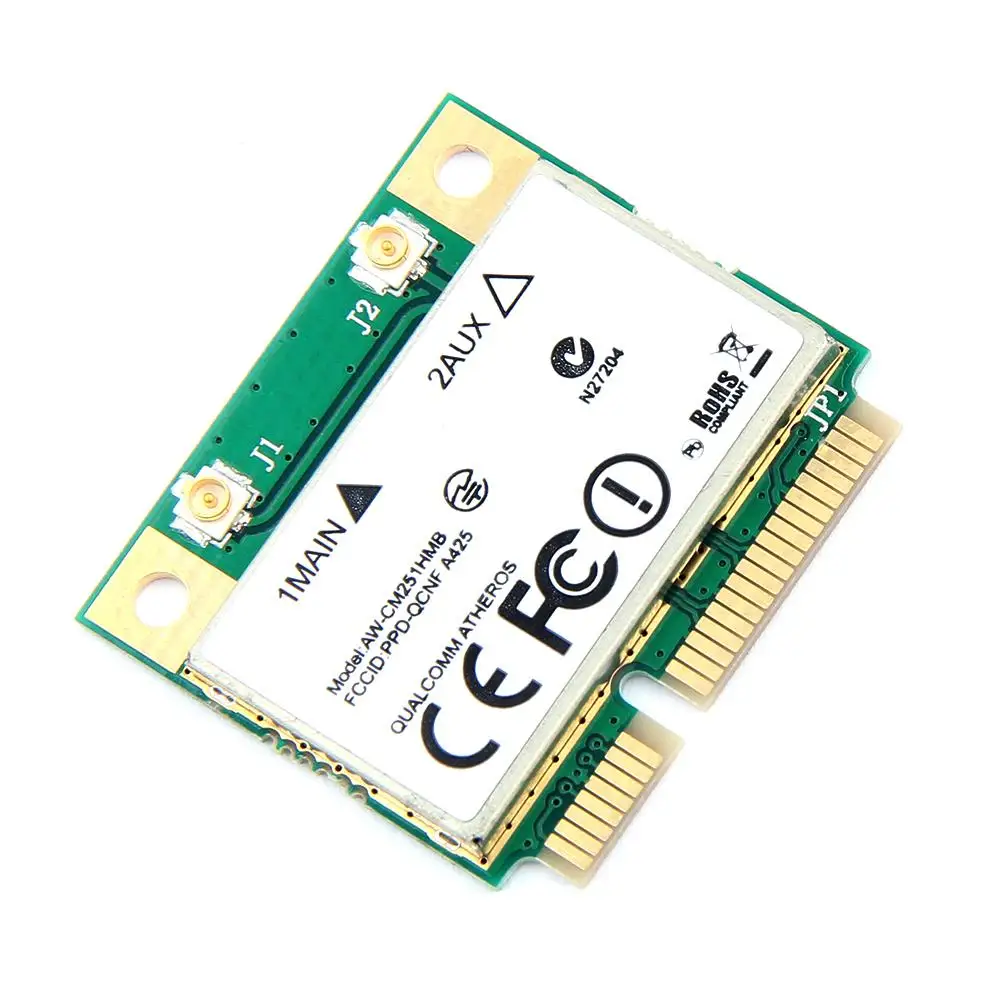 Dual Band Wireless Wifi Card For DELL/Sony/Acer/Toshiba/Asus/Samsung Half Mini PCI-E 2.4G/5Ghz Bluetooth 4.1 Wlan Wi-Fi Adapter