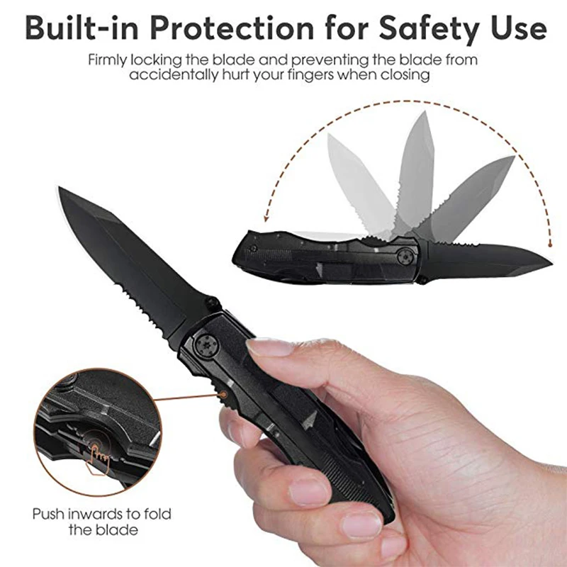 1PCS EDC Folding Pliers Multitool Pocket EDC Camping Outdoor Survival hunting Screwdriver Kit Bits Knife Bottle Opener Hand Tool