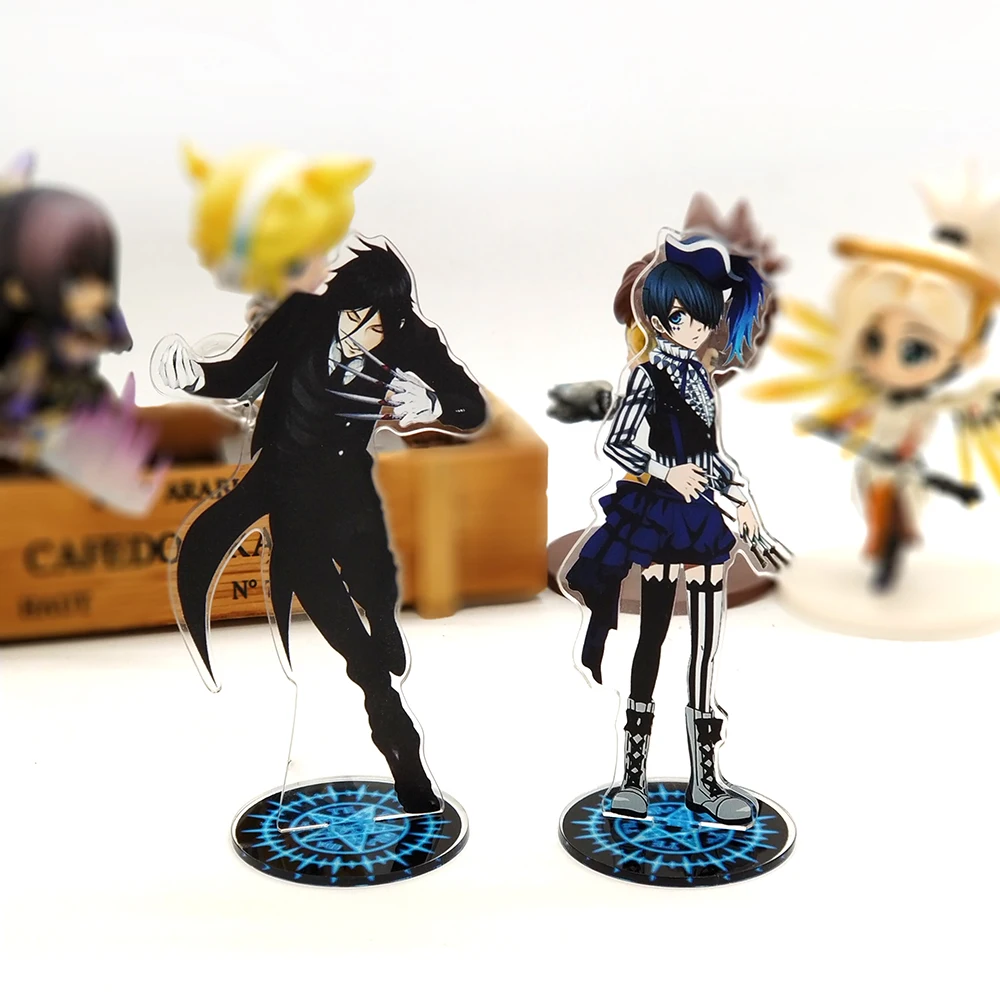 Black Butler Kuroshitsuji Sebastian Ciel  Japanese acrylic standee figurines desk decoration cake topper anime