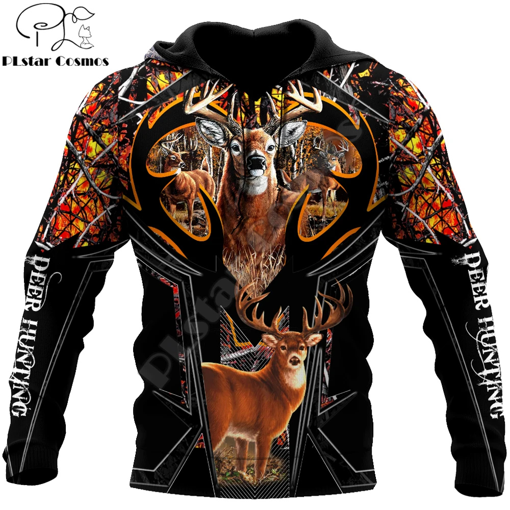 

Deer Hunting Camo 3D All Over Printed Mens hoodies and Sweatshirt Autumn Unisex zipper Hoodie Casual Sportswear DW814