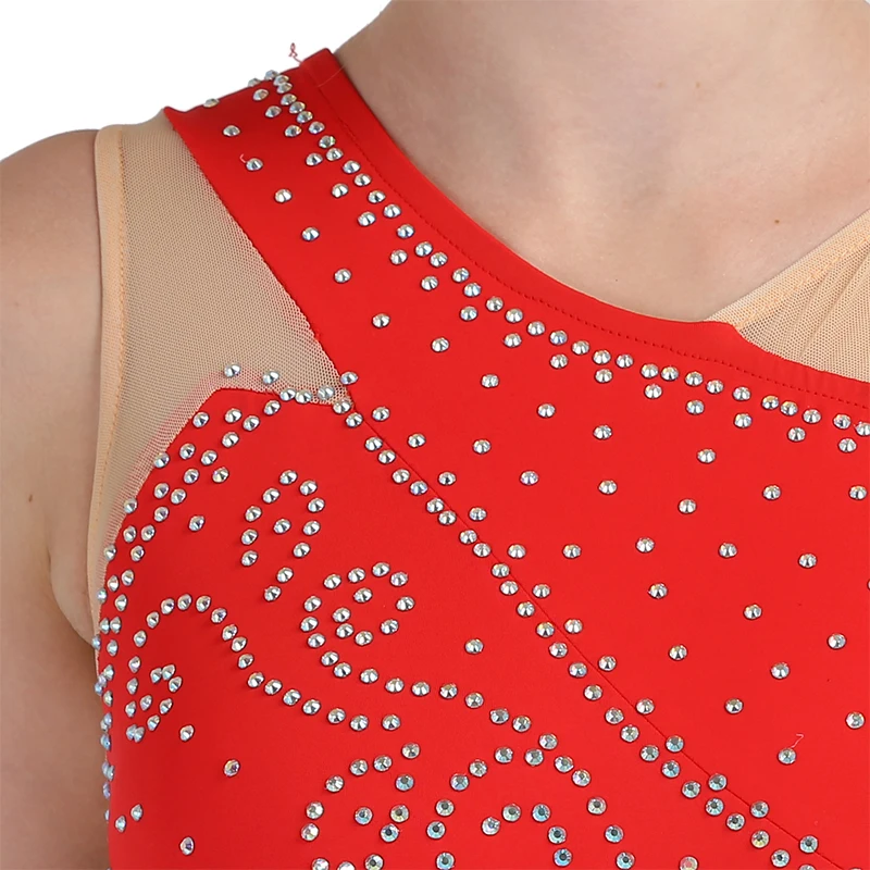 Figure Skating Dress Women girl Ice Skating Dress navy blue Gymnastics Costume custom rhinestone B152