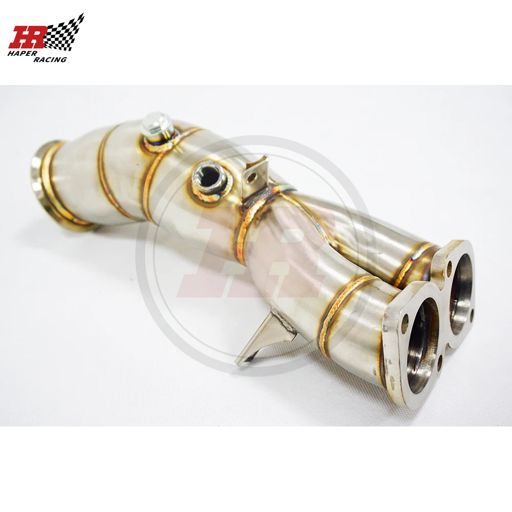 HP RACING 4.0'' Single Turbo N55 N55B30 Exhaust Downpipe E82 E88 E90 E91 E92 E93 135I 335I 2011-2012