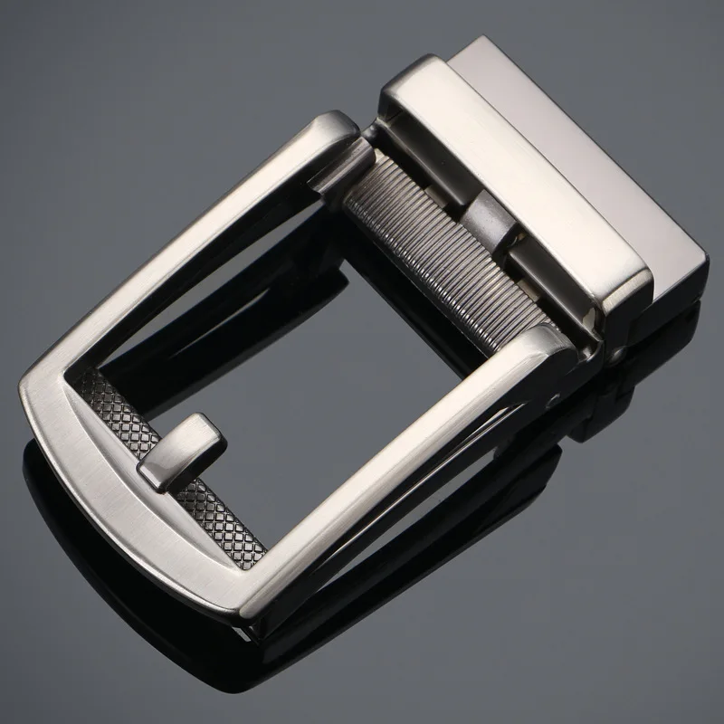 New Men\'s Business Alloy Automatic Buckle Unique Men Plaque Belt Buckles for 3.5cm Ratchet Men Apparel Accessories Designer Belt