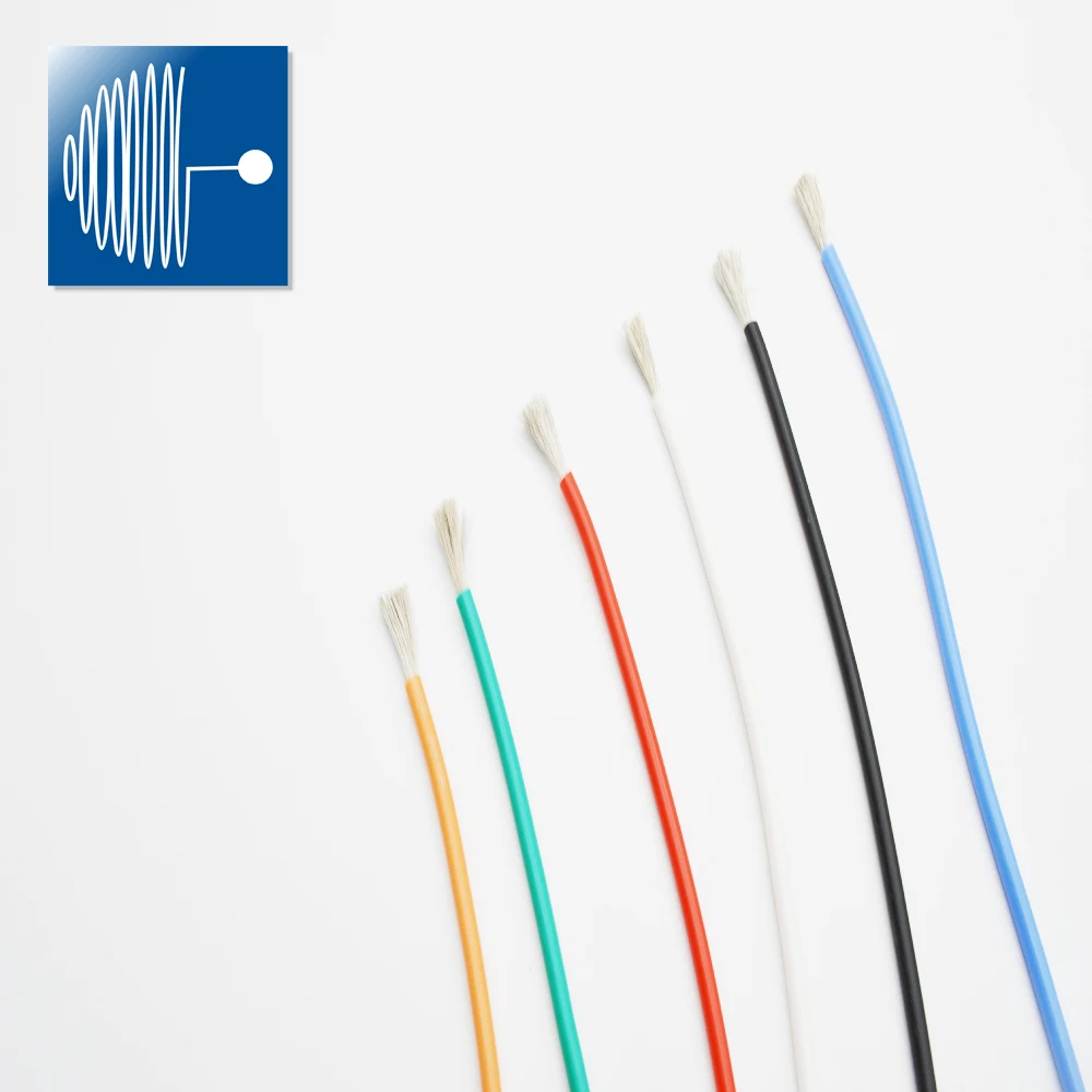 

SHENGPAI custom length 10M Silicone Continuous Flex Heat Resistant pure Copper wire 16/18/20/22 AWG Silicone Spark UL 3132 cable