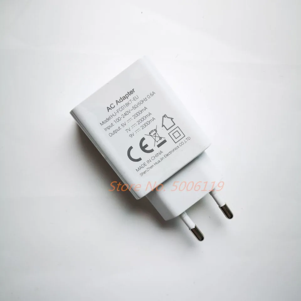 New Original OUKITEL WP6 WP7 Cell Phone EU Charger Travel Adapter Plug + Micro Type-C USB Data Line Cable