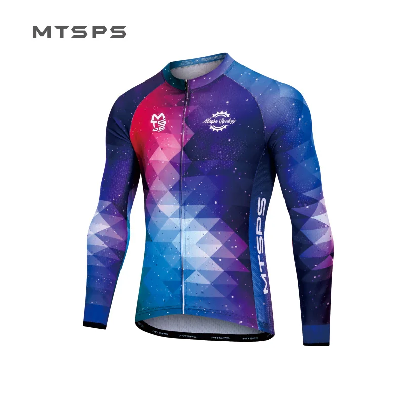 MTSPS Cycling Jersey Mtb Bicycle Clothing Ciclismo Long Sleeves Riding Shirt