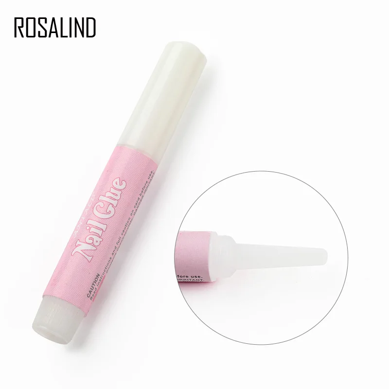 ROSALIND pegamento para uñas, decoración de uñas postizas, pegamento acrílico, accesorios para uñas, 2g, 10 unidades por lote