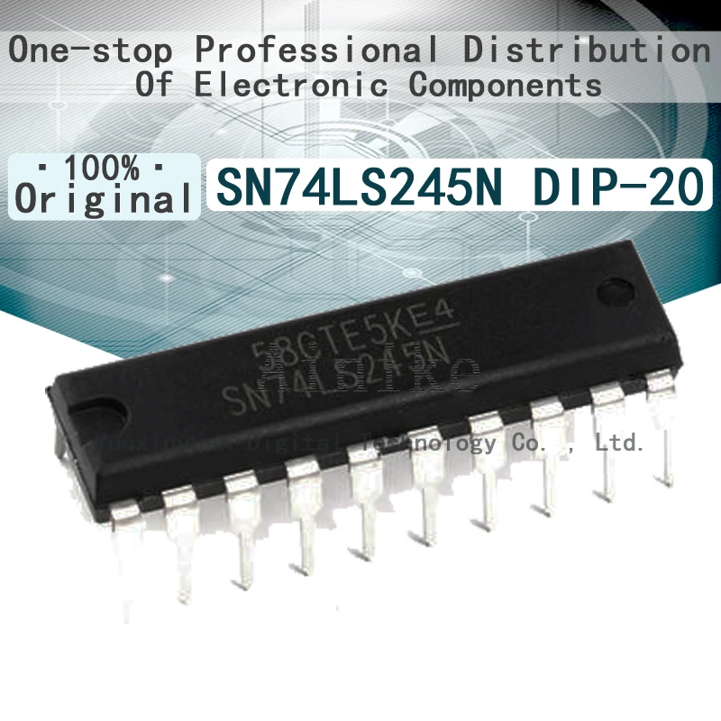 

10/шт новый оригинальный SN74LS245N 74LS245 DIP-20 HD74LS245P трехпозиционный выход восьмипозиционный приемопередатчик логический чип IC