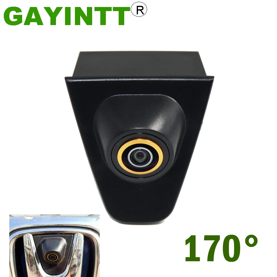 170 Degrees HD Car Front View Camera For Honda CRV Accord C-RV HR-V Vezel Odyssey Crosstour Fit City Jazz Civic Spirior parking