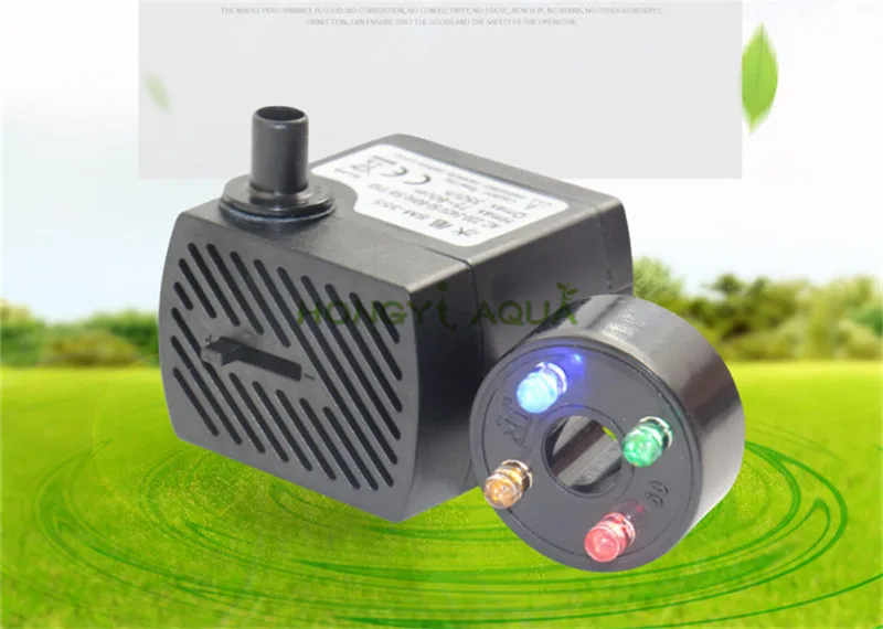 

Aquarium supplies fish tank submersible pump Water circulation pump With Waterproof flashing perforated LED light 110V/220-240V