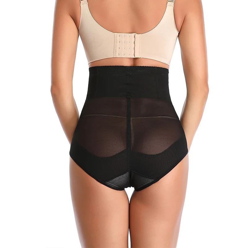 Women's Compression Tummy Control Shapewear Panties Hi-Waist Body Shaper Underwear Butt Lifter Slimming Briefs Girdle Panties