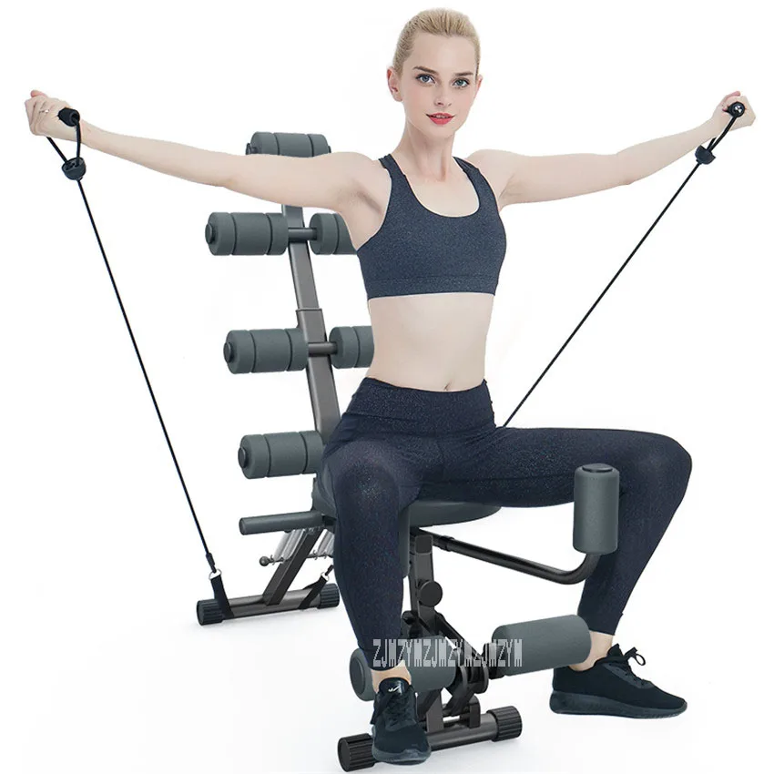 V328 Abdominal Bench Home Gym Exercise Fitness Chair Push-Up Leg Abdomen Slimming Sit-Up Bench Integrated Fitness Equipment