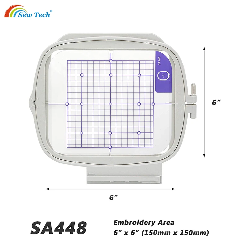 Sew Tech Sewing and Embroidery Hoops for Brother Machine 6000D 6700D VE2200 VM6200D Babylock Solaris Destiny SA448 SEF150 Frame