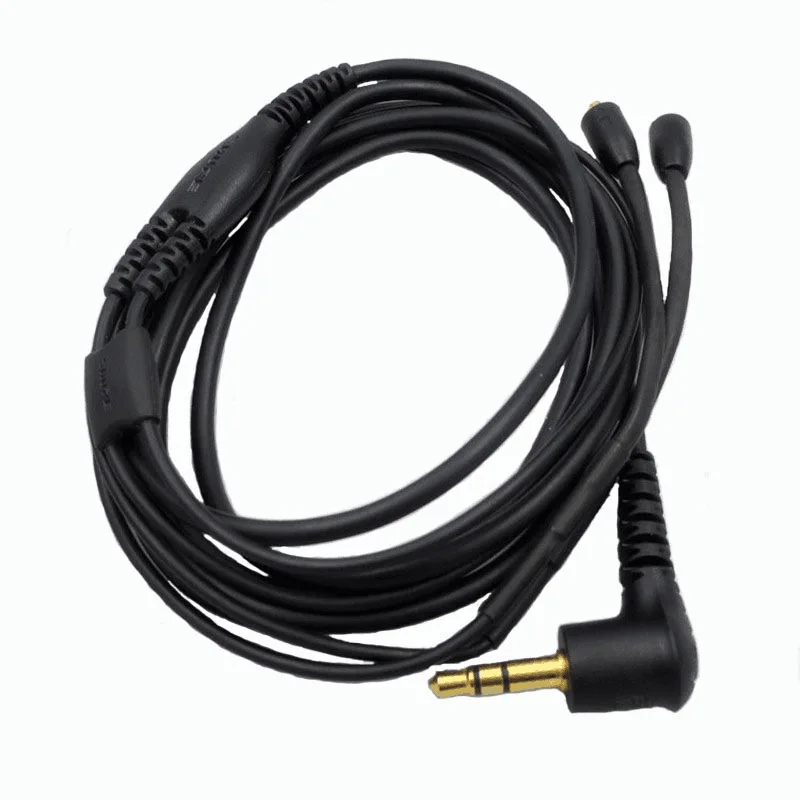 Shure se215、se535、425、se846ヘッドフォンケーブル用の金メッキ
