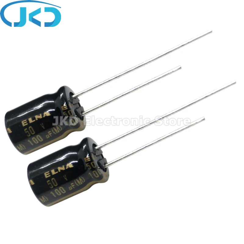 10PCS NEW  ELNA RA3 50V100UF 8X11.5MM Audio Electrolytic Capacitor 100uF50V 85℃ RA3 Series 100uF 50V 100% ORIGINAL 8*11.5