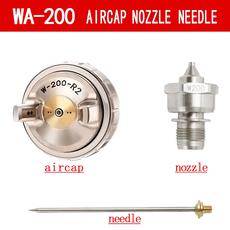 Япония WA-101 WA-200 WIDER1A WIDER2A Автоматический пистолет-распылитель Насадка для распыления краски Набор для распыления