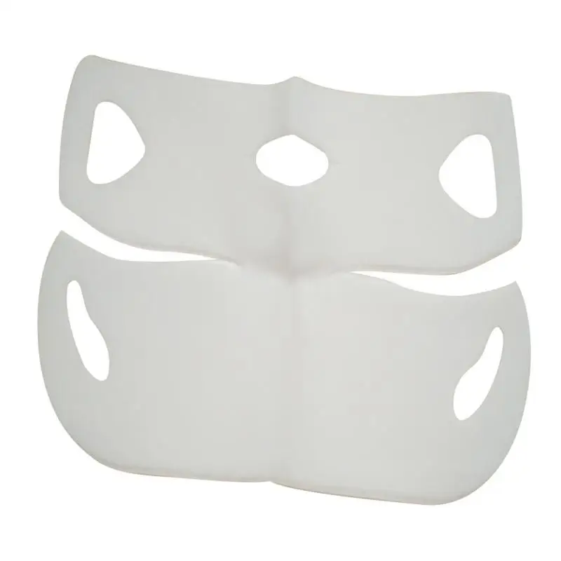 Masque raffermissant 4D Double V, 1 pièce, en papier, amincissant, élimine les œdèmes, lifting, fin, outil de soins du visage