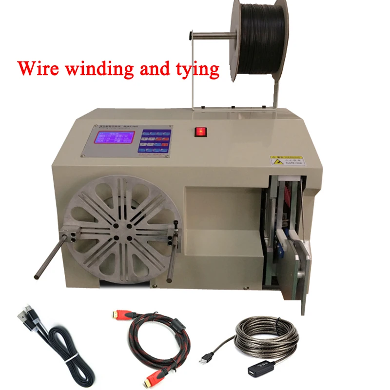 Wire Winding Coiling Binding Twisting Tie Machine  with 8 Shapes