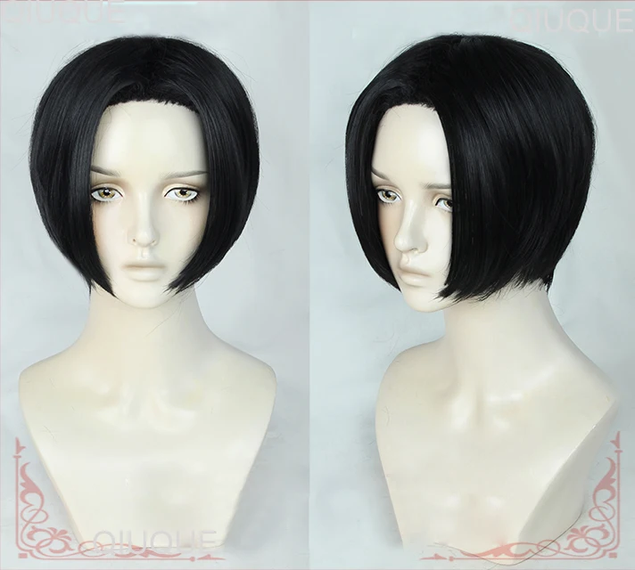 Anime Sano Manjiro Cosplay Wig Mikey Black Short Heat Resistant Hair Synthetic Cosplay Wigs + Wig Cap