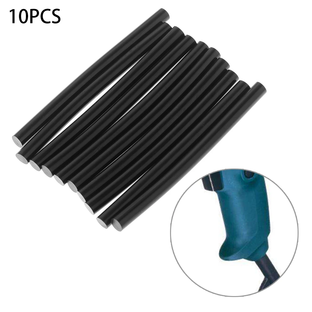 10Pcs Black Paintless Dent Repair Puller Tool Melt Glue Sticks For Car Body Hail Removal Repair Car Accessories