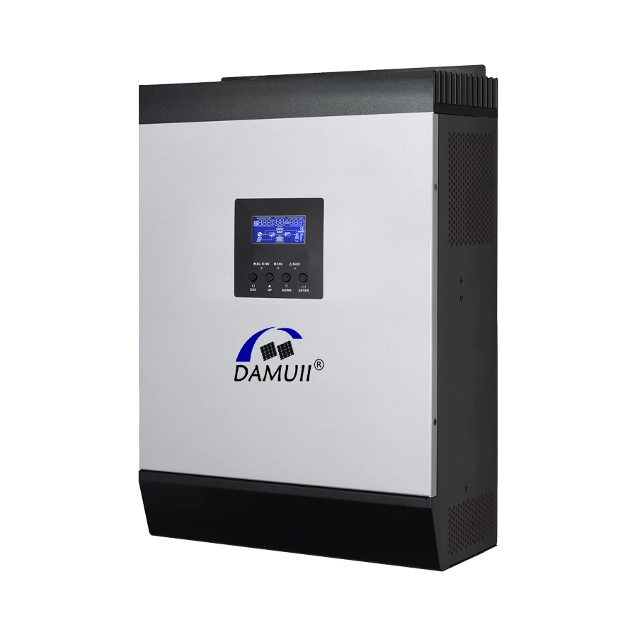 DAMUII MPPT 10KVA 60A Solar Inverter Off-Grid System Hybrid DC To AC 8000Watt 230Vac 48Vdc Battery 50Hz~60Hz Auto Sensing