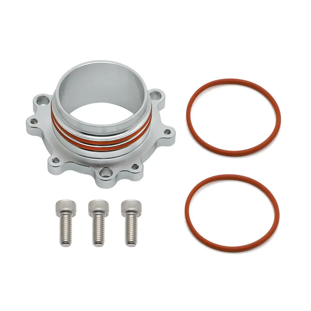 BILLET EXHAUST FLANGE Set For HONDA TRX250R ATC250R 1985 - 1989 250 ATC TRX 250R WITH O-RINGS STAINLESS ALLEN BOLTS