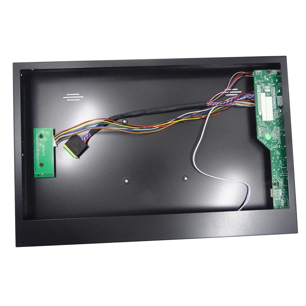 14 Polegada 15.6 polegada tela escudo de metal v29 v53 v56 v59 tv lcd placa driver diy display hdmi vga av tv placa unidade caixa metal